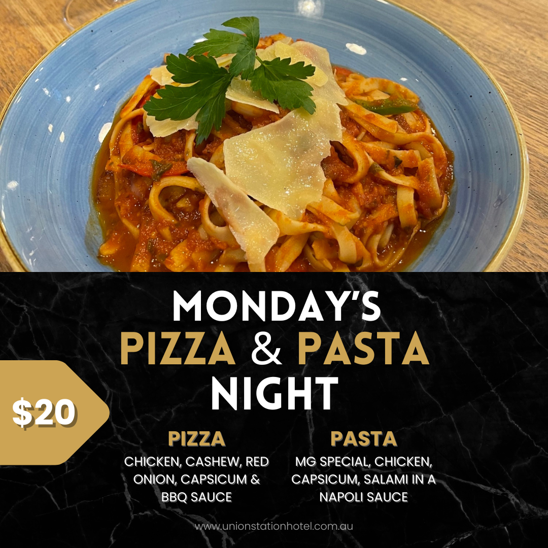 Monday's Pizza & Pasta Specials Template