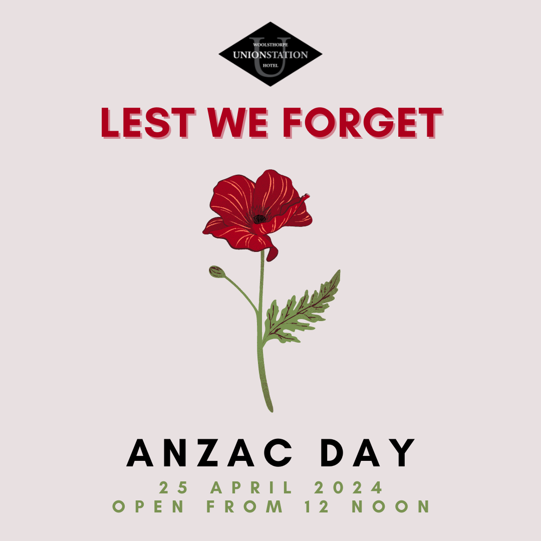 Union Station Hotel Anzac Day Tile